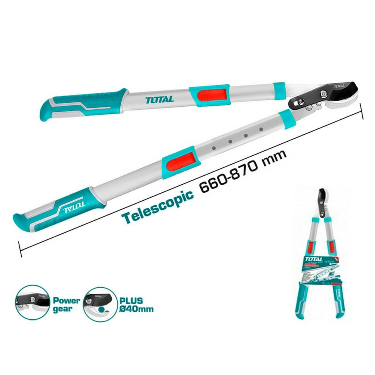 Kéo cắt tỉa cây cảnh 660- 870mm total THTS1527416