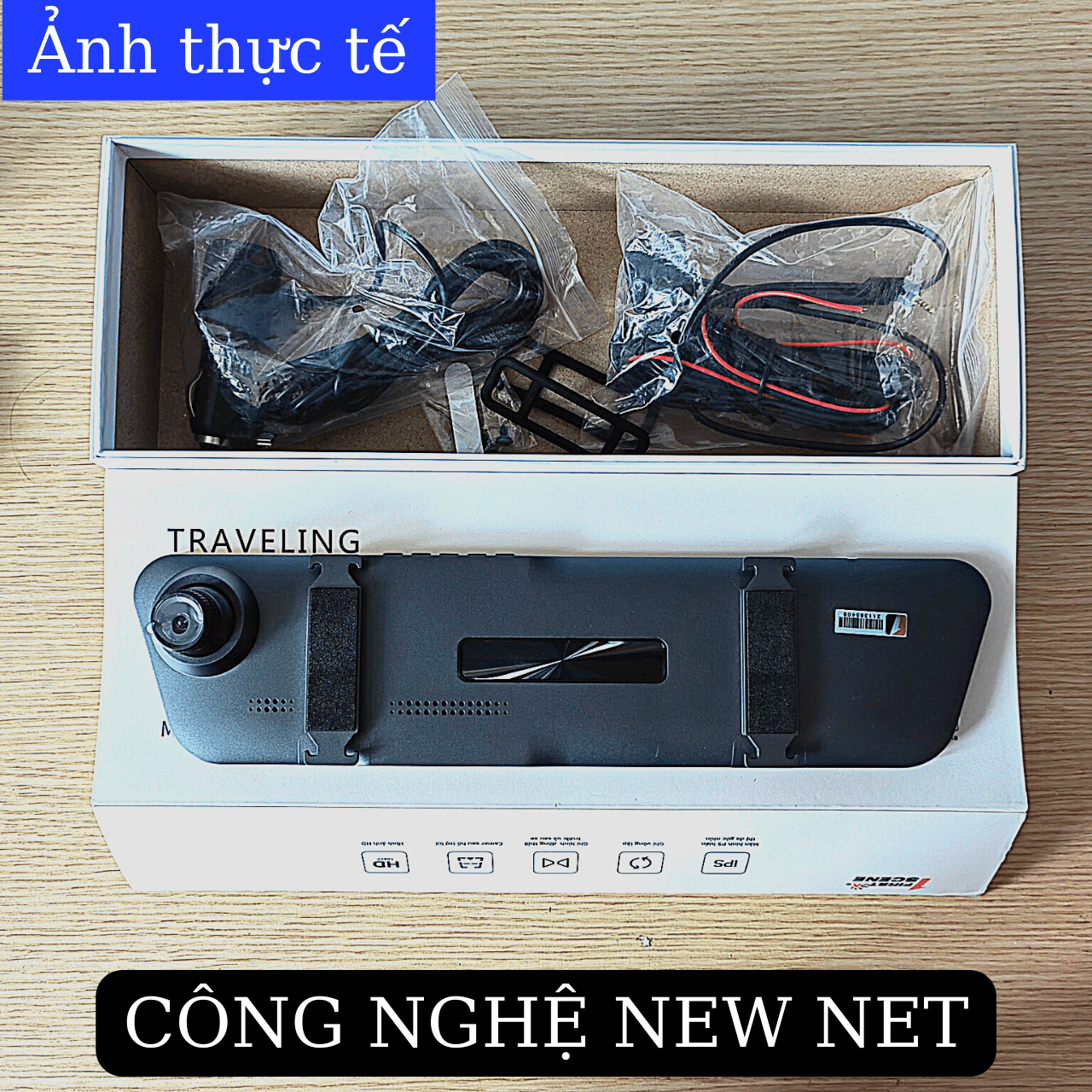 Camera Hình Trình Dạng Gương Màn Hình HD (Màn Hình 4.5in)