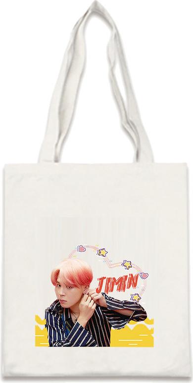 Túi tote vải in hình JIMIN BTS