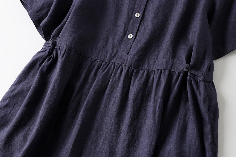 Đầm suông Linen thiết kế 2 túi sườn sang chảnh form rộng nhiều màu da215