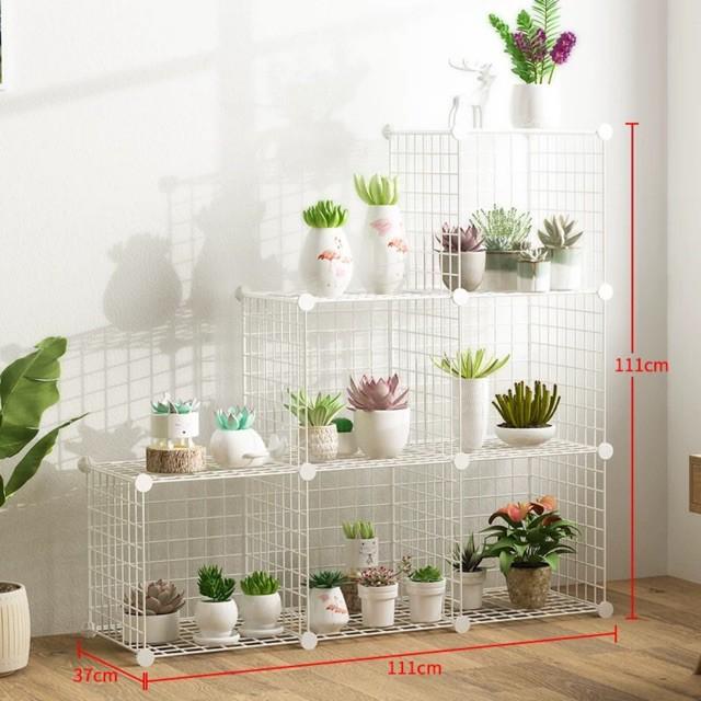 Combo 34 Tấm Tủ 9 Ô ,Tấm Lưới Thép Lắp Ghép Đa Năng Lắp Ghép Giá Kệ Tủ Đa Năng