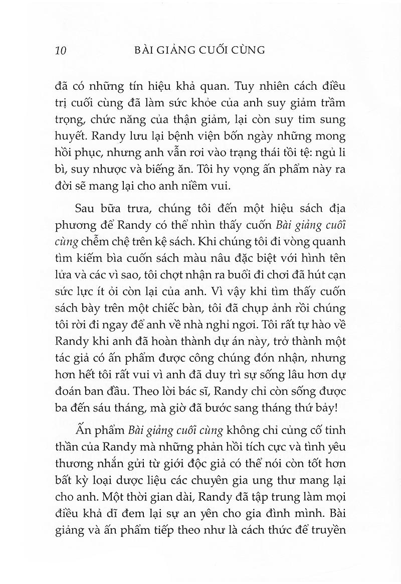 Sách Bài Giảng Cuối Cùng