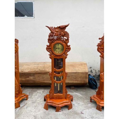 Đồng Hồ Cây Đại Bàng Gỗ Hương Đá