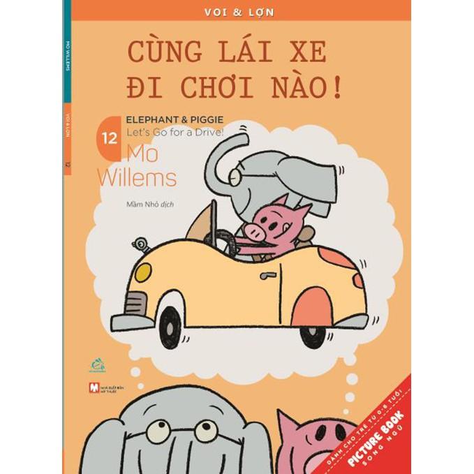 Sách - Song ngữ Voi &amp; Lợn 15 cuốn (tập 2 - tập 16) tặng bộ thẻ nhân vật tô màu ngộ nghĩnh