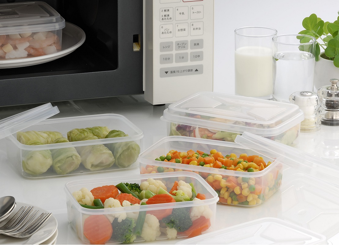 Hộp đựng thực phẩm Inomata MW series - Hàng nội địa Nhật Bản |#Nhập khẩu chính hãng| |#Made in Japan| |800ml / 1.1L