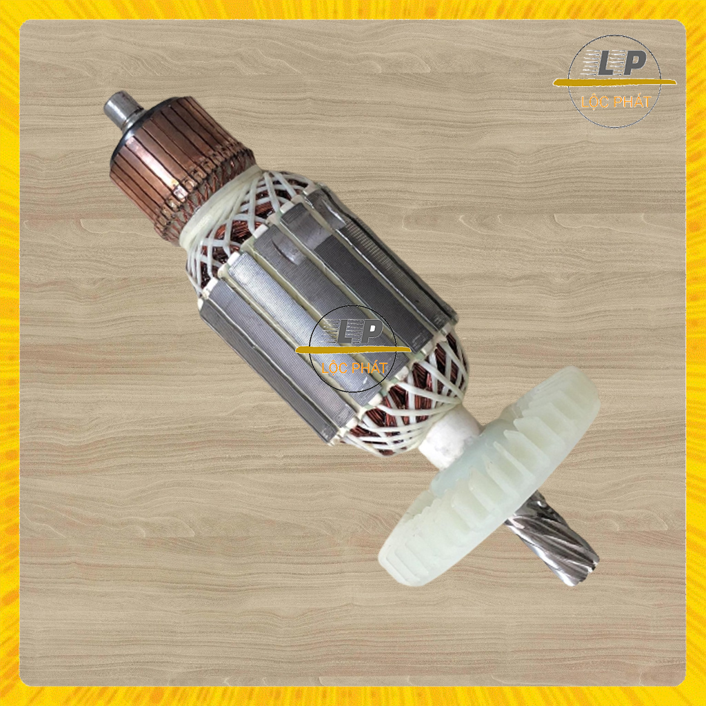 Rotor máy cắt sắt cho Crown Nhông 7 răng dấu huyền thân 55mm Dài 213mm