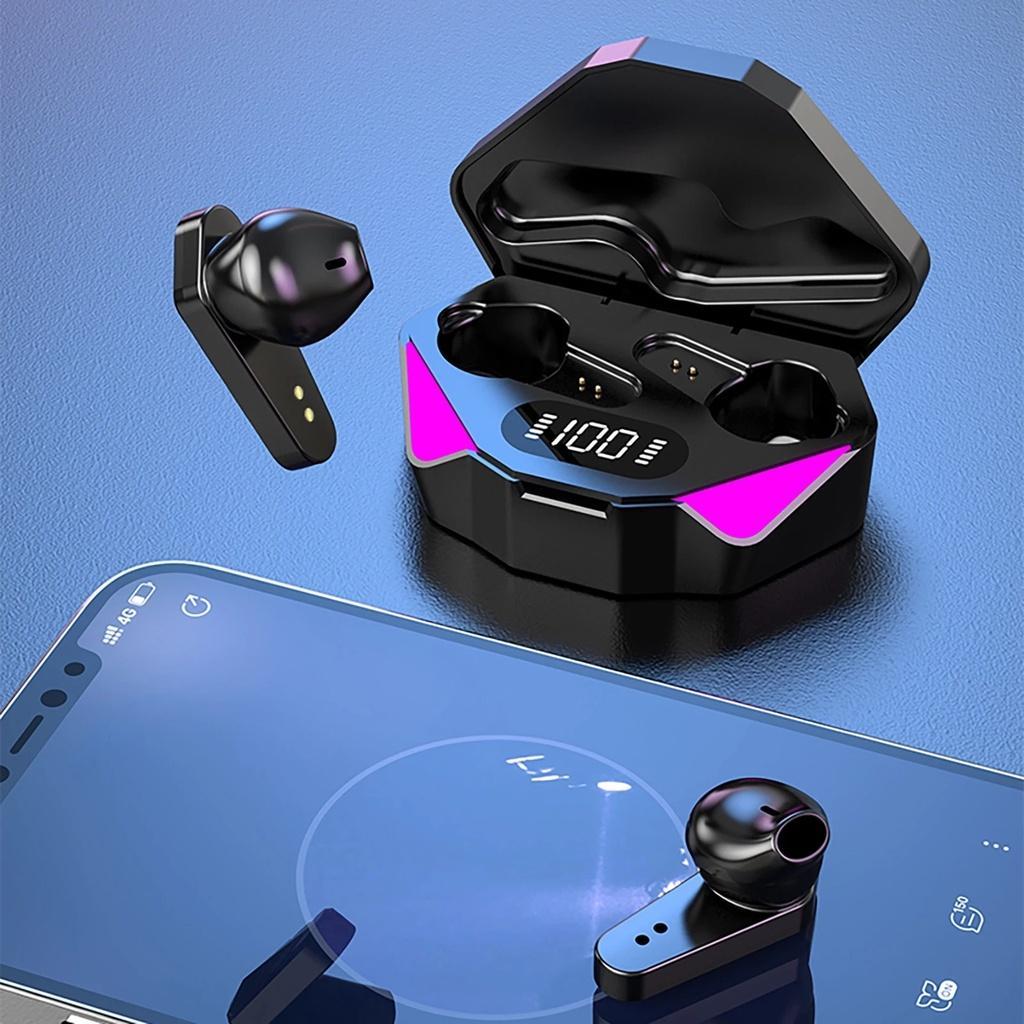 Tai Nghe Gaming TZUZL X15 TWS Bluetooth 5.0 Chống Nước Điều Khiển Cảm Ứng Kèm Mic