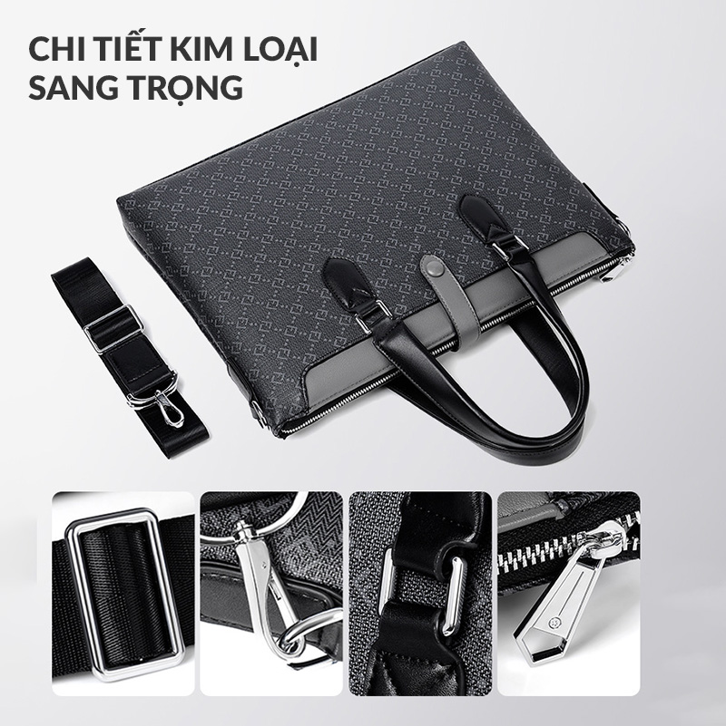 Túi laptop da cao cấp GUBAG cho dân công sở, có dây đeo chéo tiện lợi, máy tính văn phòng 13 14 15,6inch