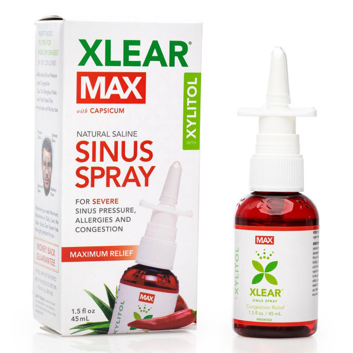 Xịt mũi Xlear Max cho đối tượng viêm xoang, viêm mũi dị ứng (45ml)