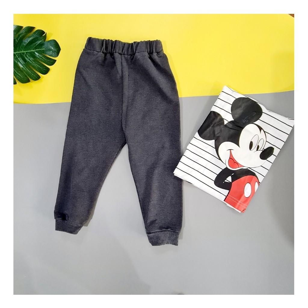 Bộ Dài Tay Bé Trai Hoạ Tiết Mickey