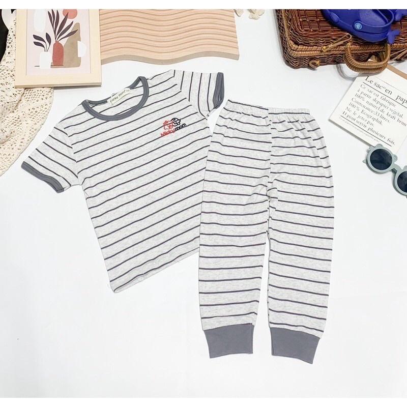 Đồ Bộ Bé Trai Bé Gái ngắn tay quần dài Minky Mom, Quần áo trẻ em vải COTTON HÀN mềm mịn thoáng mát an toàn cho bé TN13