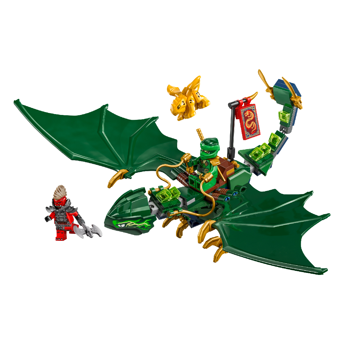 Đồ Chơi Lắp Ráp Rồng Rừng Xanh Của Lloyd LEGO NINJAGO 71829 (128 Chi Tiết)