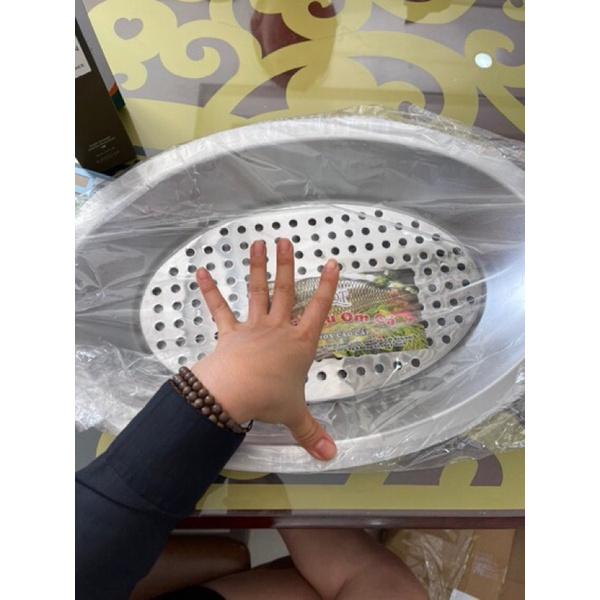 Khay cá chép om dưa - Inox Cao cấp có kèm khay chống khê - Hàng nguyên khối - Giao nhanh - Đổi mới dễ dàng