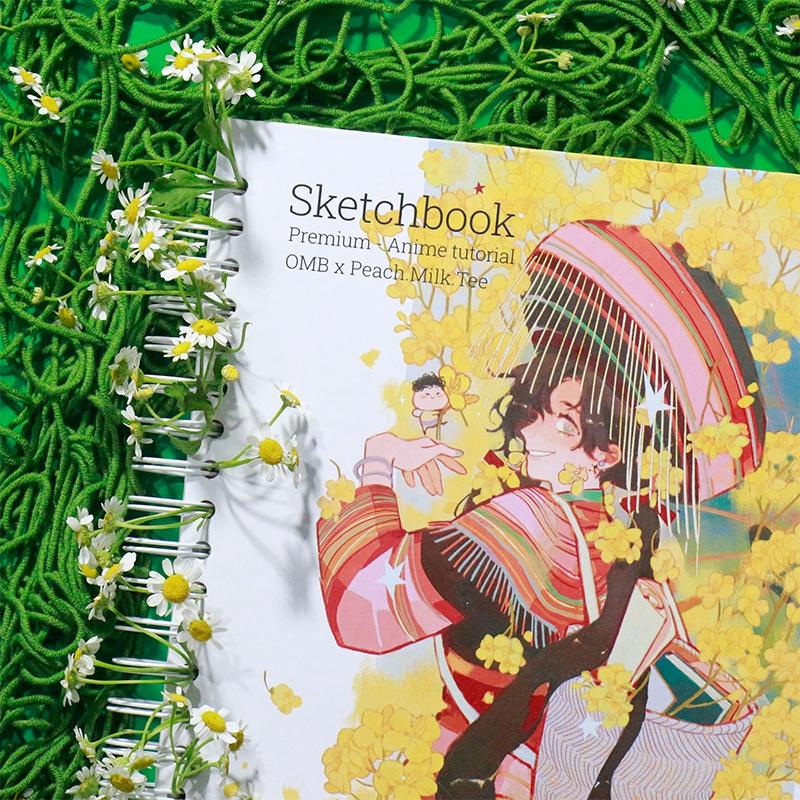 (Update Tutorial) Sổ Phác Thảo Blaze Of Valley A4 - Sổ vẽ - Sketchbook - Bản Nâng Cấp KT Hội Họa - Ong Mặt Bự