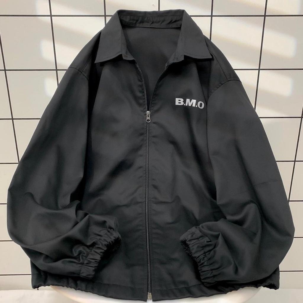 Áo Khoác Bomber BMO LAB Jacket Form Rộng Vải Kaki Lót Dù Ulzzang Unisex