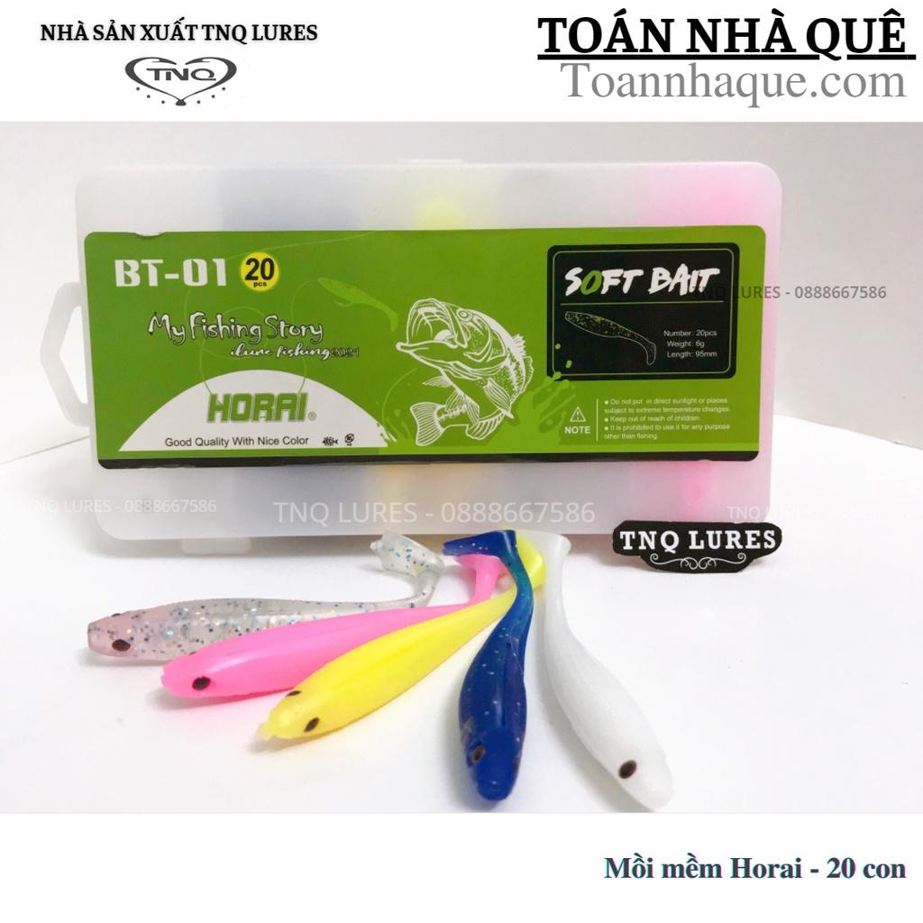 Mồi mềm câu lưỡi sắt Horai (hộp 20 con)