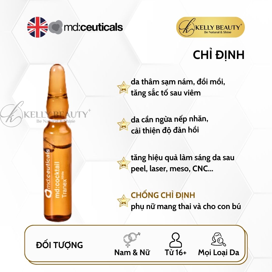 Tinh Chất Trắng Sáng Da MD:Cocktail Tranex White - MD:Ceuticals | Kelly Beauty