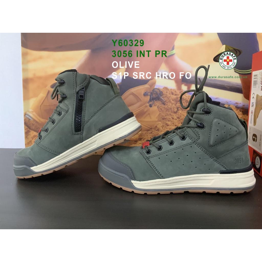Giày HARD YAKKA Y60329 3056 5-Inch Lace Side-Zip Safety Boot Olive size EU 39-43