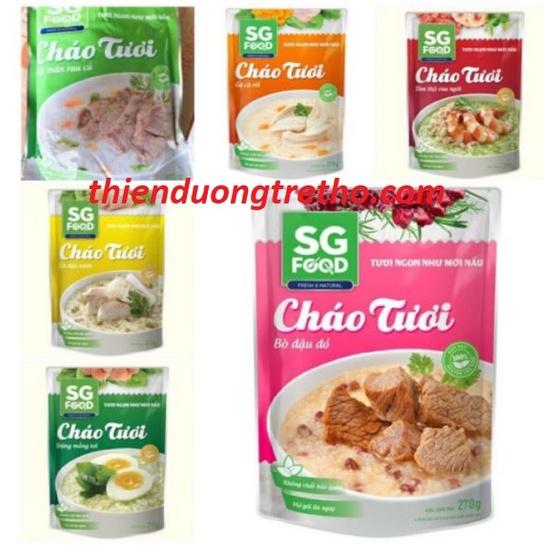 Combo 5 Gói Cháo Tươi SG Food 240g (Trên 1 Tuổi)