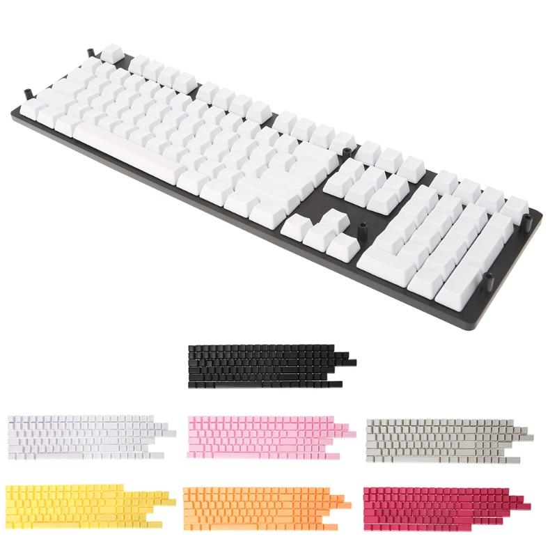 2021 Mới Trống 104 ANSI ISO Bố Trí Dày PBT Keycap OEM Công Tắc Bàn Phím Cơ