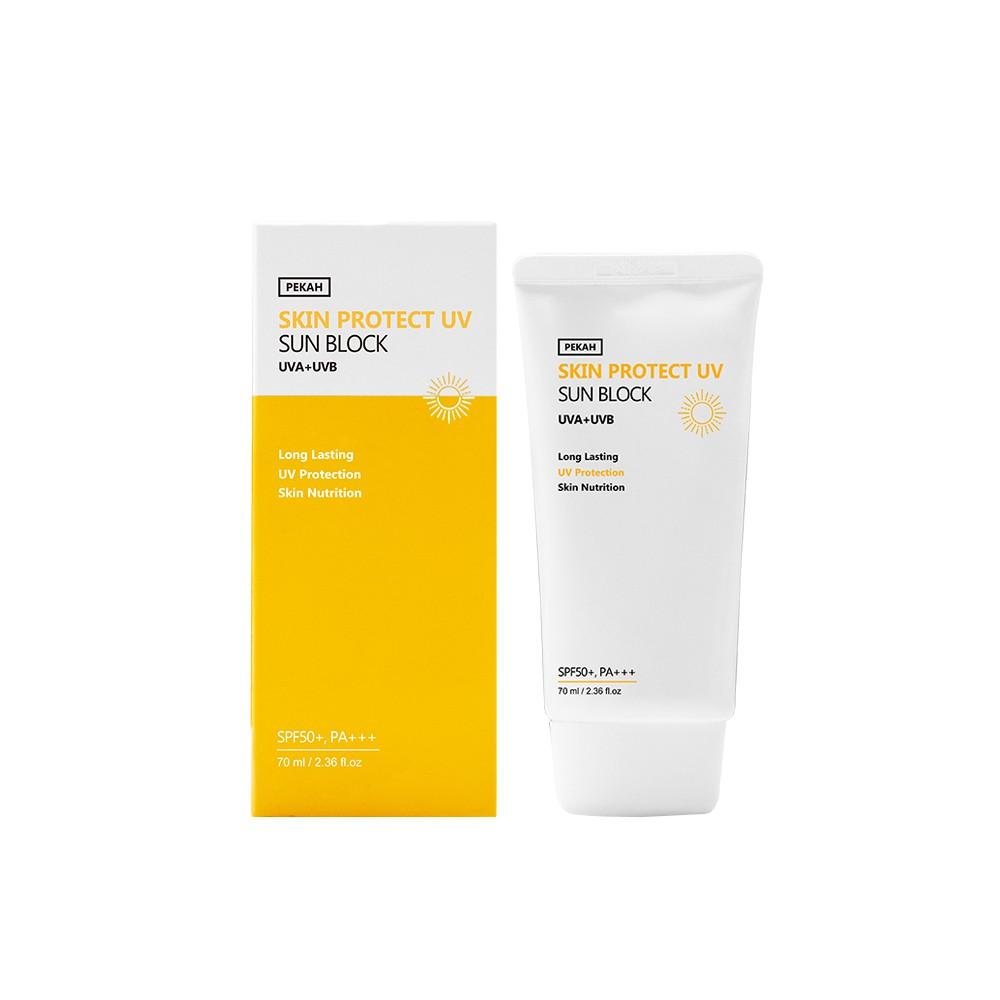 (SPF 50+) Kem Chống Nắng Vật Lí Dưỡng Trắng PEKAH SKIN PROTECT UV SUN BLOCK