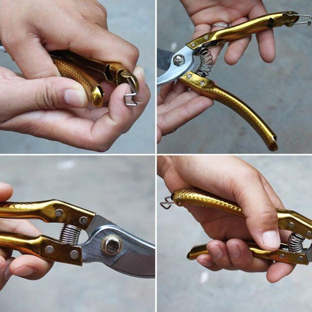 Kéo Cắt Cành TOP SK5 Lưỡi Thép Cán Vàng Vảy Cá, Kéo Cắt Cây Bonsai - Khu Vườn Ban Công