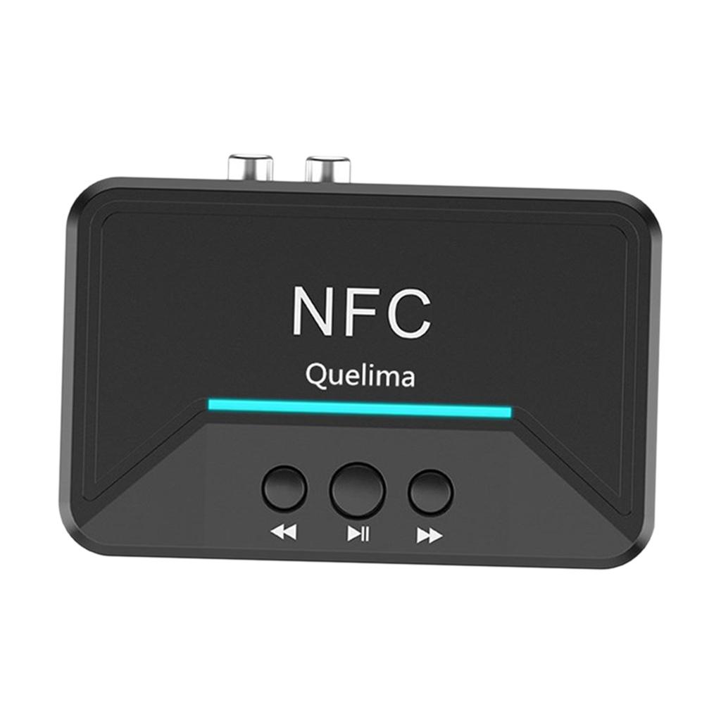 3.5mm Wireless Bluetooth5.0 Jack Audio Receiver Speaker Headphone Black