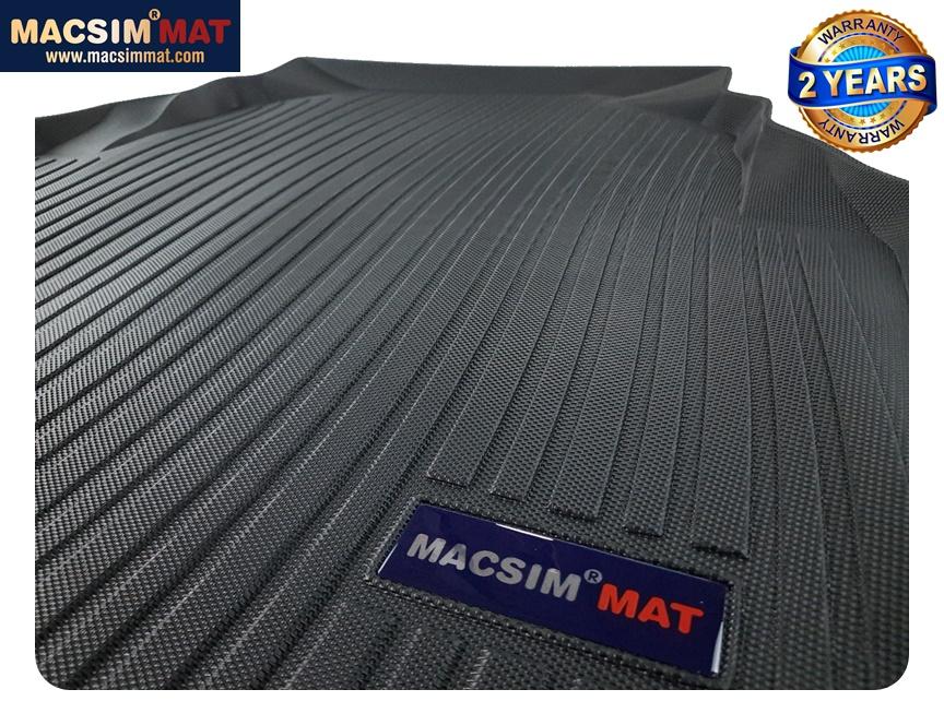 Thảm lót cốp Mercedes C 2008-2013 nhãn hiệu Macsim chất liệu TPV cao cấp màu đen