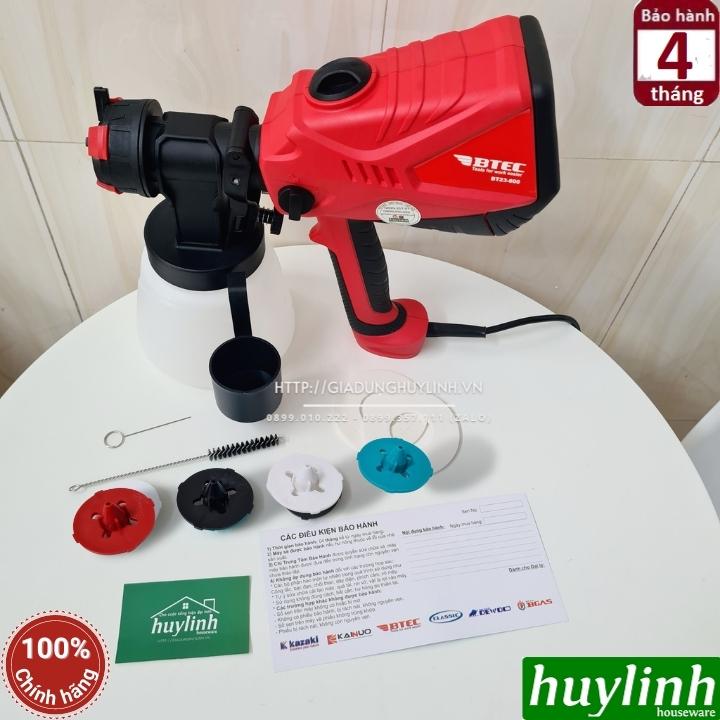 Máy phun sơn điện cầm tay Btec BT23-800 - 600W - 4 béc phun - Hàng chính hãng