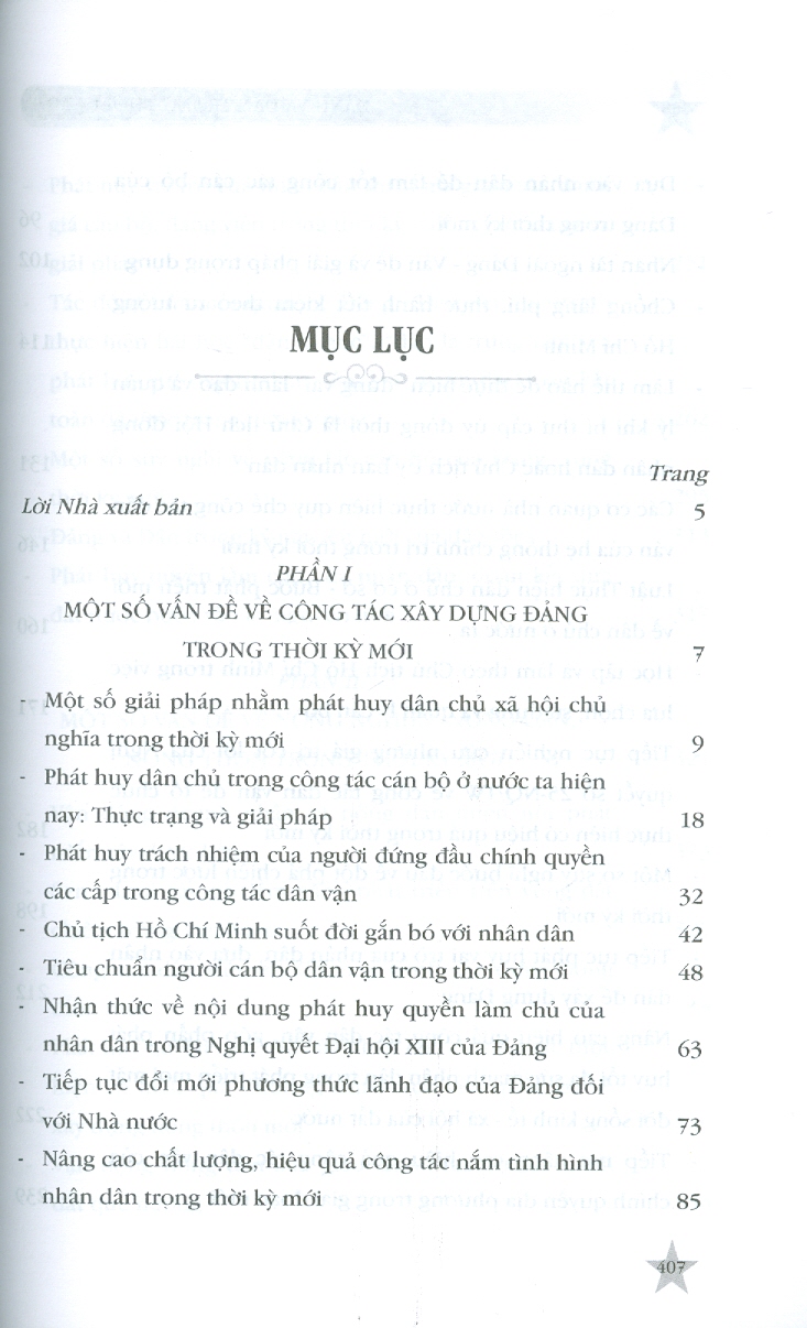 Đảng Và Dân Trong Thời Kỳ Mới