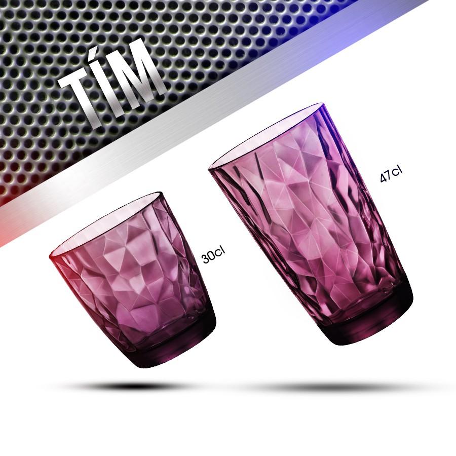Bộ 6 Ly thủy tinh Diamond 47cl - Hàng nhập khẩu