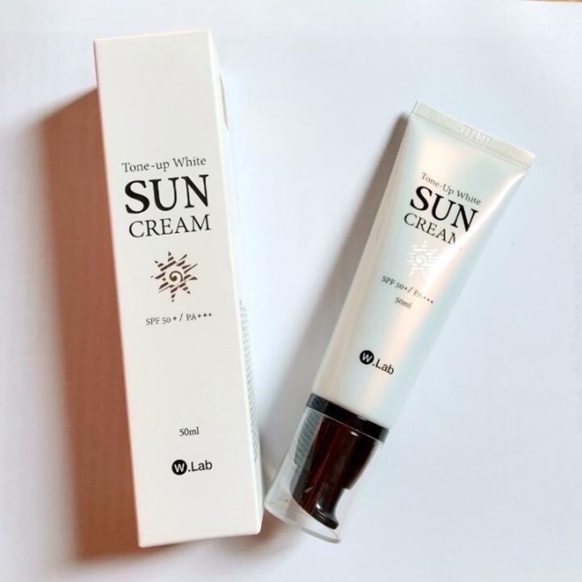 Kem Chống Nắng Dưỡng Trắng Da Tone-Up White Suncream SPF50 W.LAB Hàn Quốc