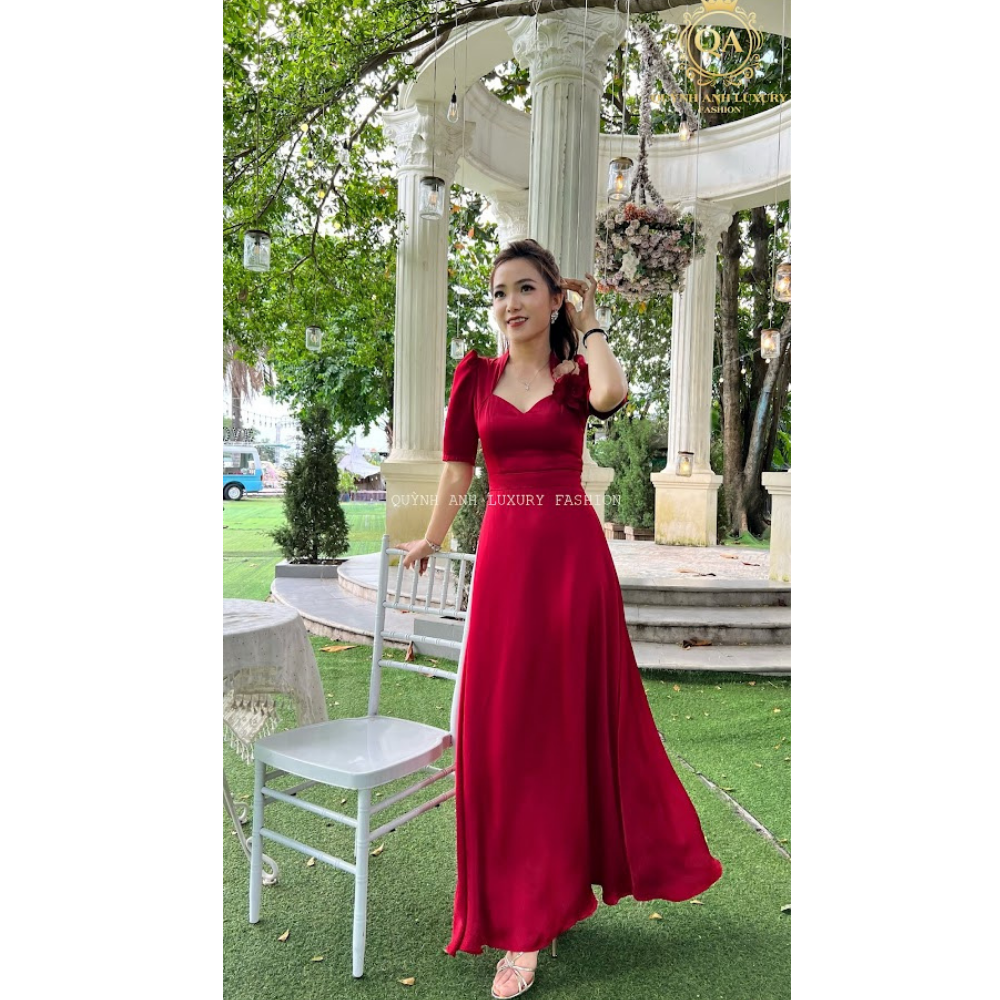 Váy Đầm Dạ Hội Đỏ Quyến Rũ Sang Trọng Amabel Dress