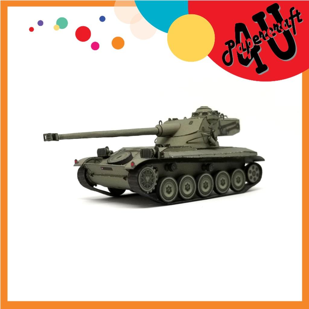 Mô hình giấy tank AMX 13 tỉ lệ 1/72