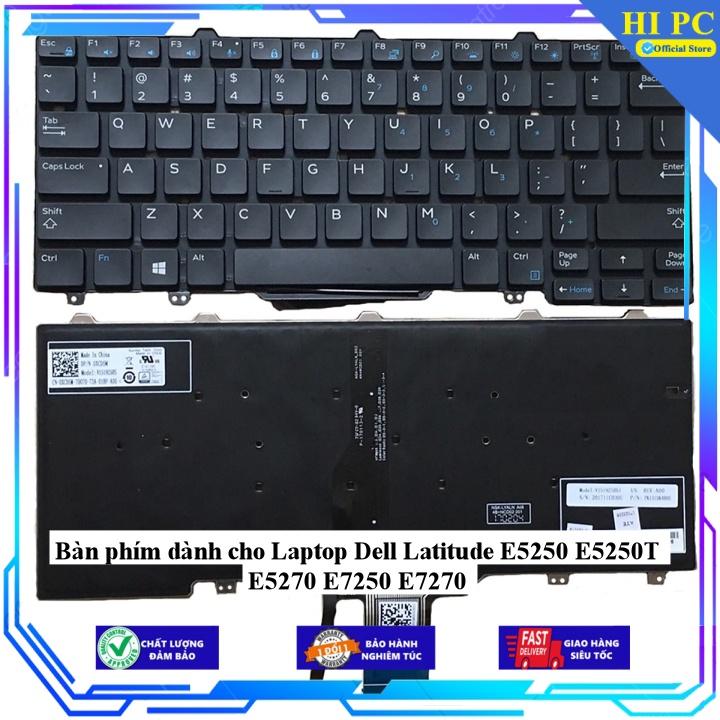 Bàn phím dành cho Laptop Dell Latitude E5250 E5250T E5270 E7250 E7270 - Hàng Nhập Khẩu