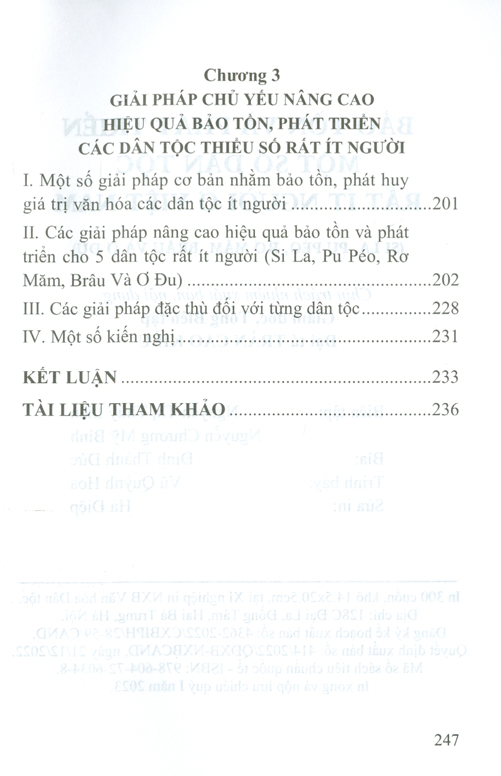 Bảo Tồn Và Phát Triển Một Số Dân Tộc Rất Ít Người Ở Việt Nam (Si La, Pu Péo, Rơ Măm, Brâu Và Ơ Đu)