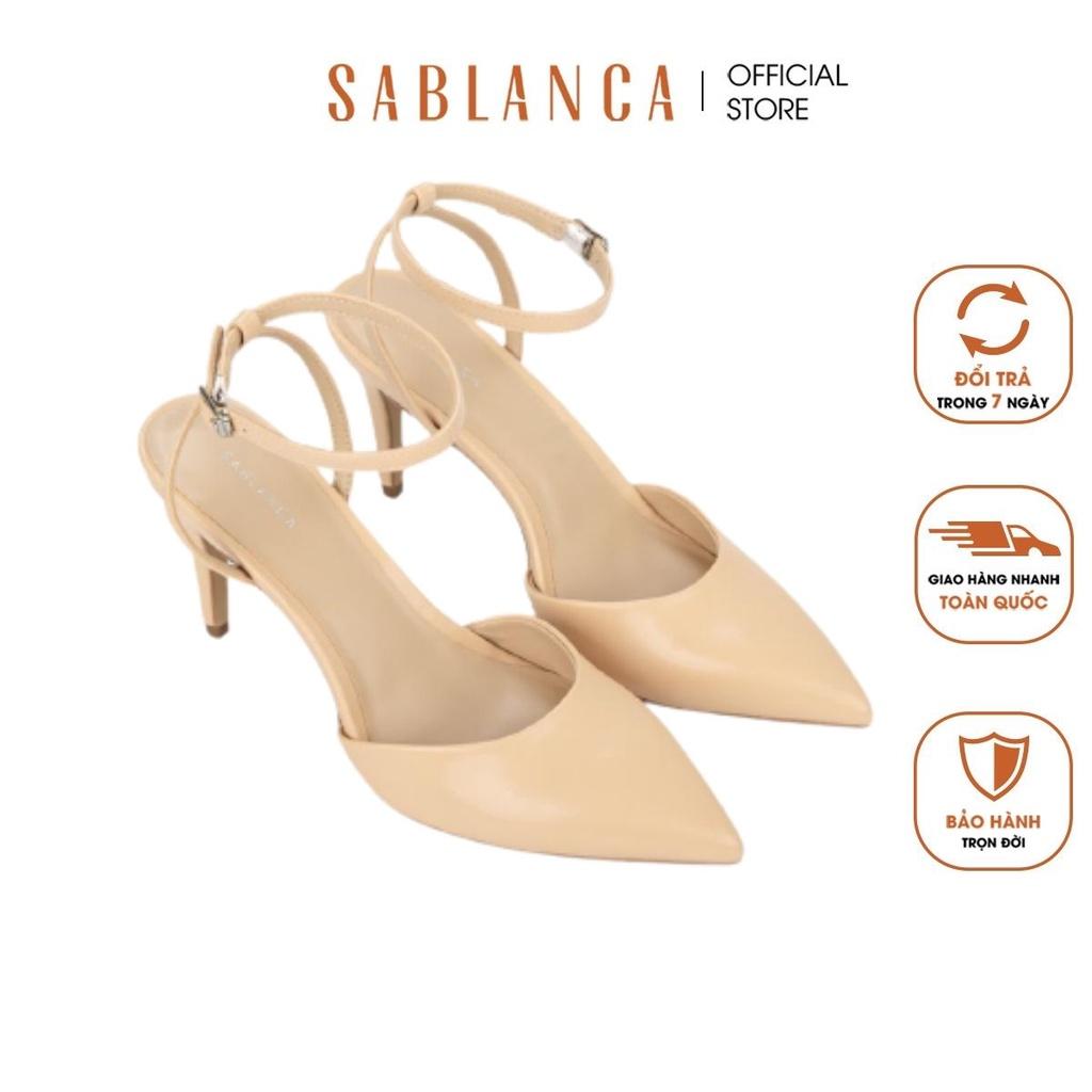 Giày sandal cao gót mũi nhọn Sablanca SN0153