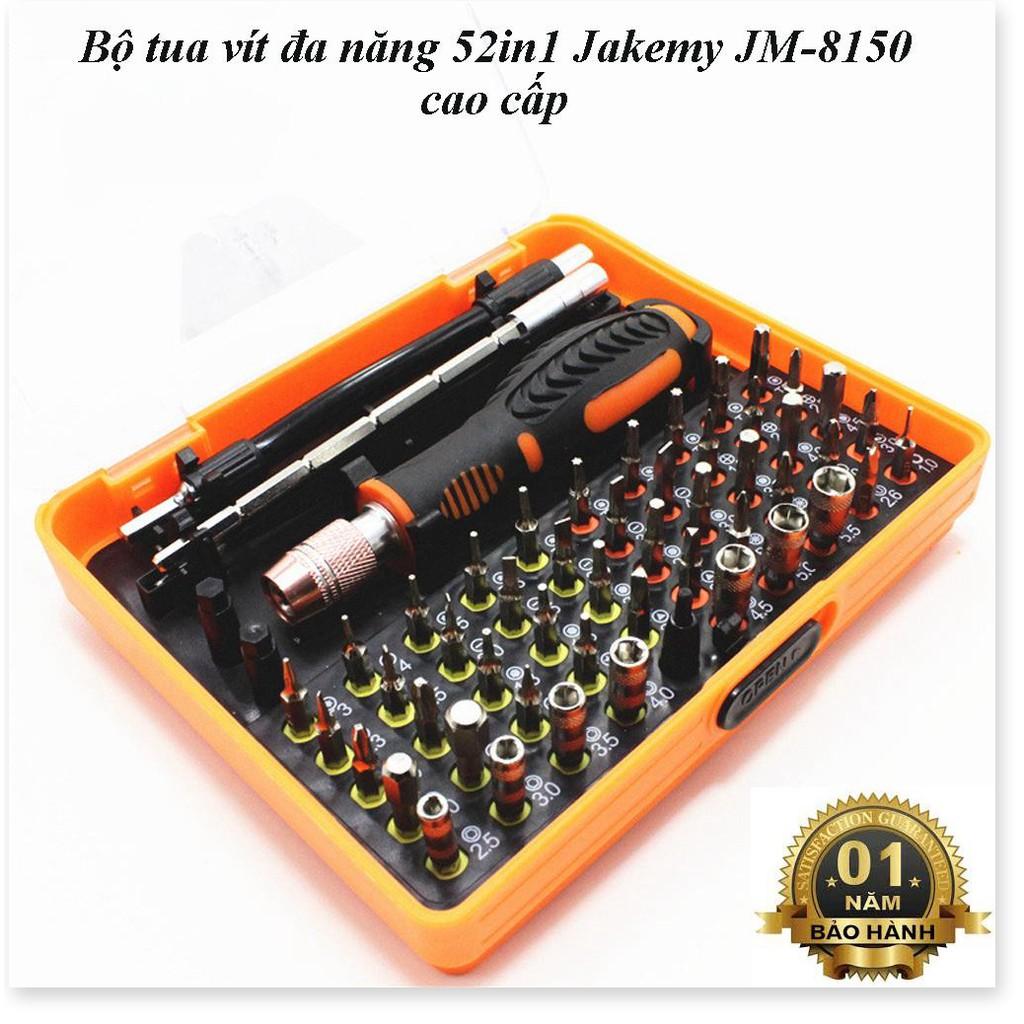 Bộ Tua Vít Đa Năng 52in1 Jakemy JM-8150 Chất liệu thép không gỉ cứng cáp chống mài mòn  Bộ Tua Vít Đa Năng Xịn