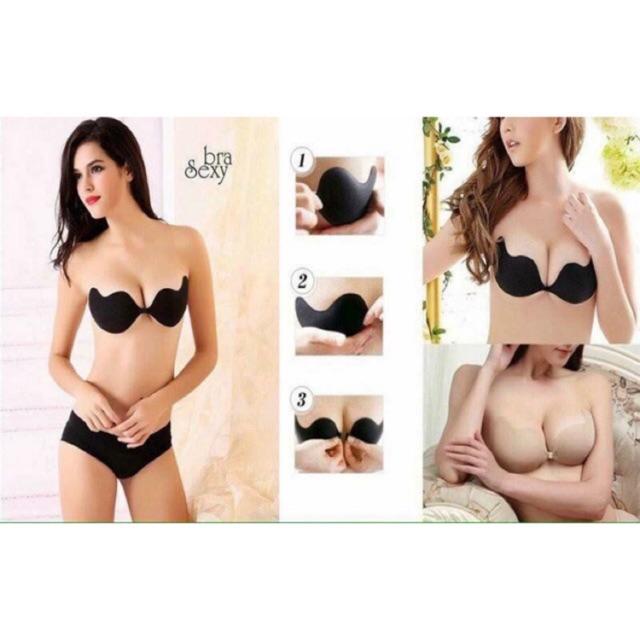 Áo dán siêu ôm đẩy tạo khe định hình ngực