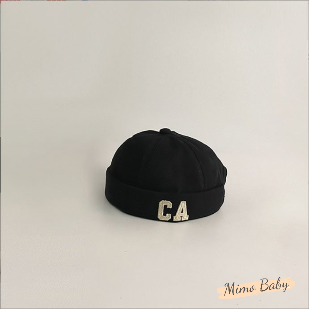 Mũ nón bucket chụp đầu thêu chữ CA phong cách cho bé MH236 Mimo baby