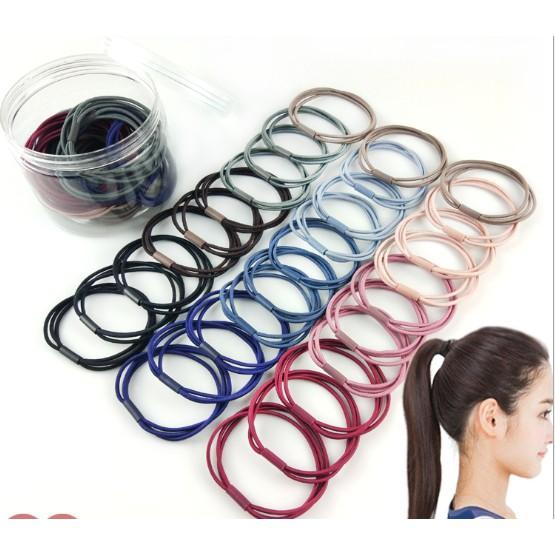 Hộp dây buộc tóc 3 dây Hàn Quốc - Siêu rẻ đẹp