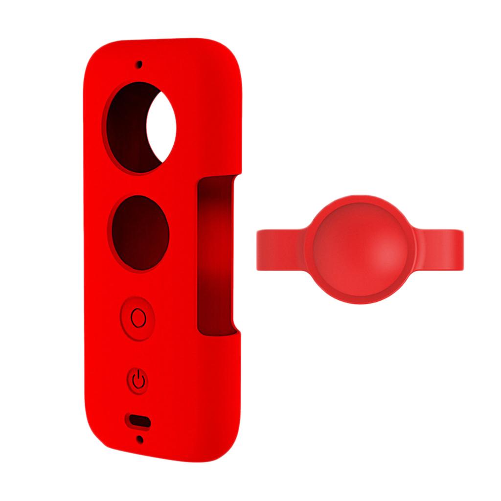 Bảo Vệ Silicone Cover Dành Cho Insta360 1 X Camera Hành Động, chống Trầy Xước Da Trường Hợp Bao Trong Nhà Và Ng
