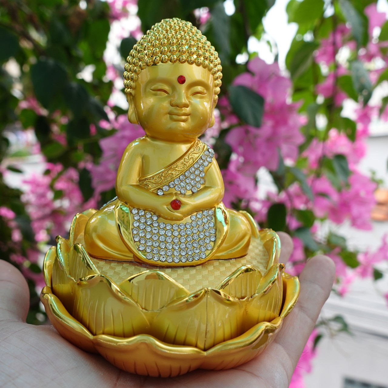 Tượng Phật Như Lai trang trí xe hơi bàn làm việc - T047