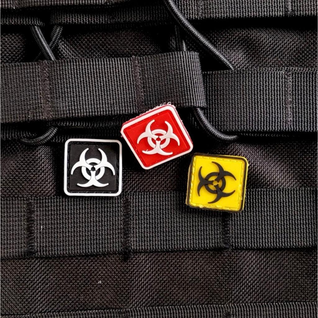 Patch_velcro PVC mini huy hiệu chiến thuật gắn quần áo_ba lô_túi xách