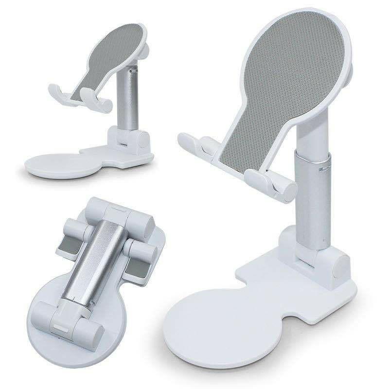 Giá Đỡ Điện Thoại, Máy Tính Bảng Model F8 Đế Tròn Có Thể Xếp Gọn Phù Hợp Cho Thiết Bị Có Kích Thước Từ 3.5 Đến 11 Inch.