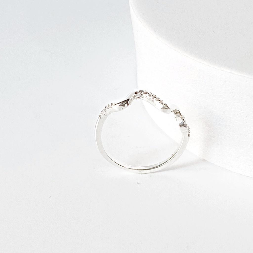 Nhẫn bạc nữ ATJ9029 kiểu dáng sóng lượn Melody waves ANTA Jewelry