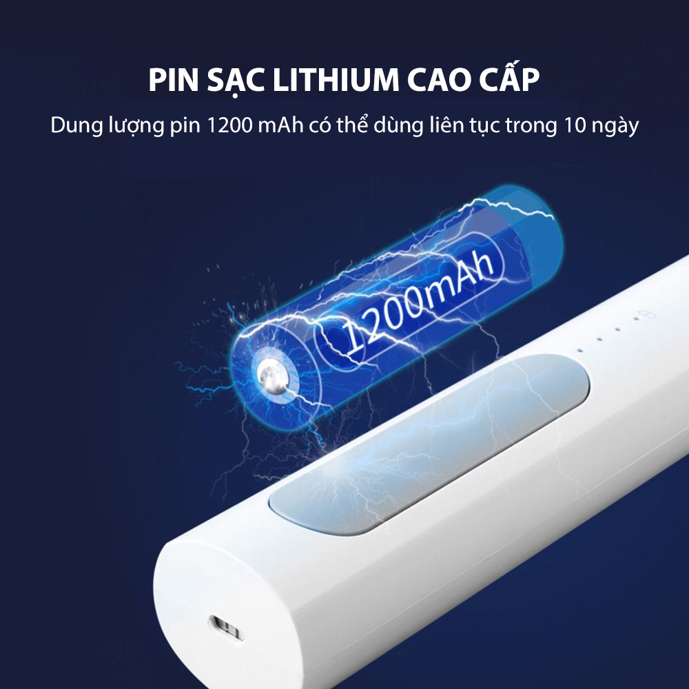 Vợt muỗi cao cấp kiêm đèn bắt muỗi tự động 2 trong 1 đa năng tích điện thông minh - VBM01