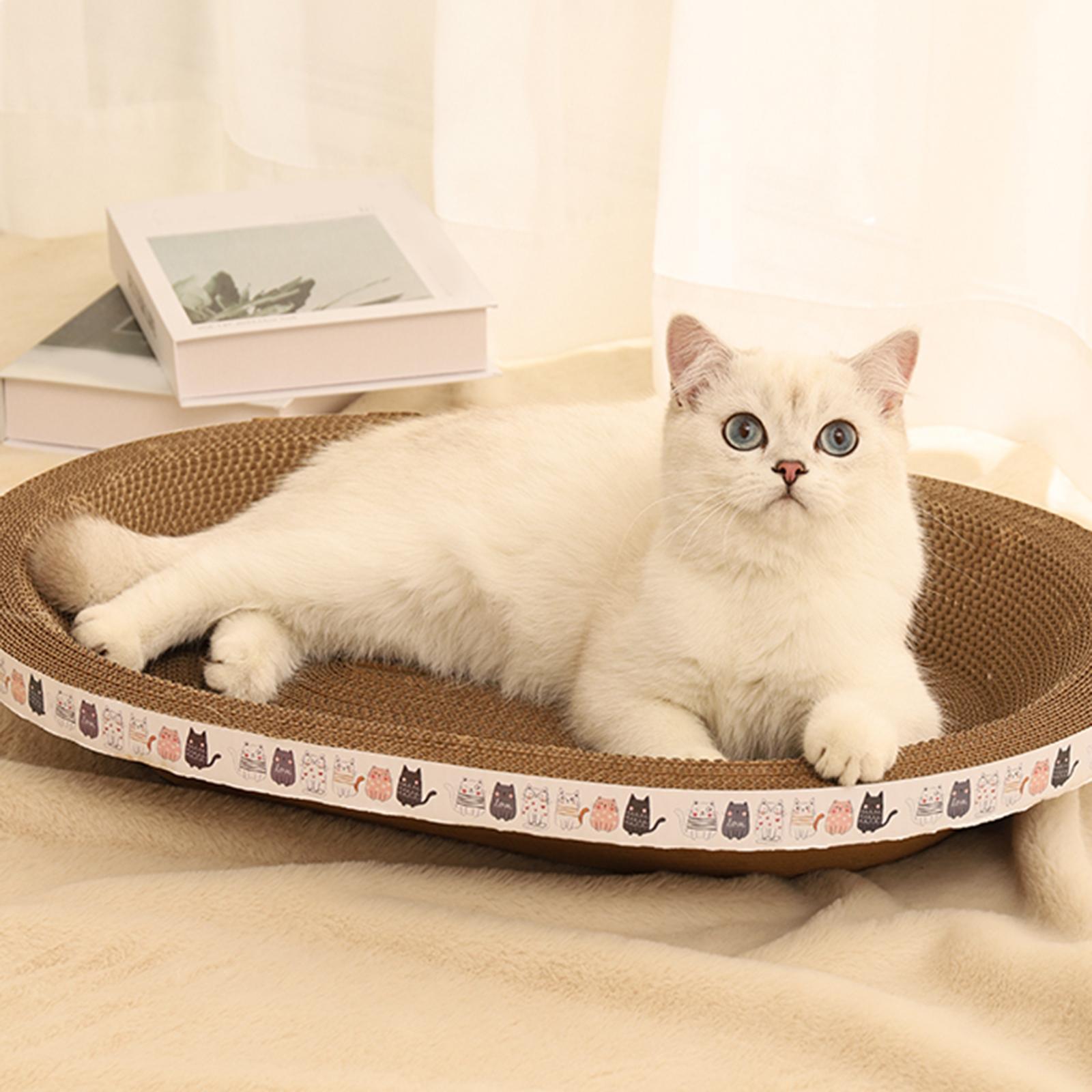 Cat Scratcher Cardboard Scratching Board Training Toy Corrugated Scratch Pad for Indoor Cats