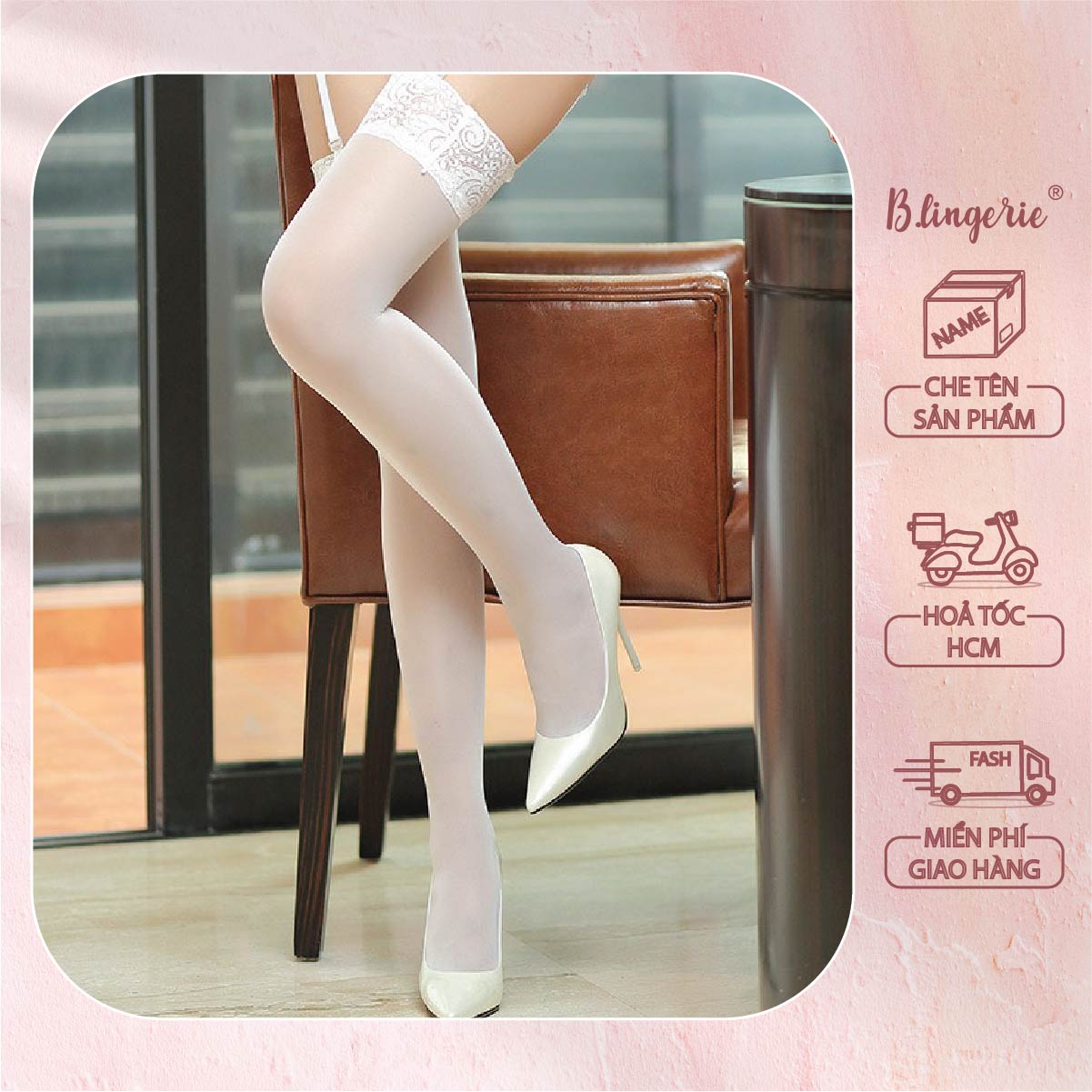 Tất Lưới Ren Gợi Cảm - B.Lingerie