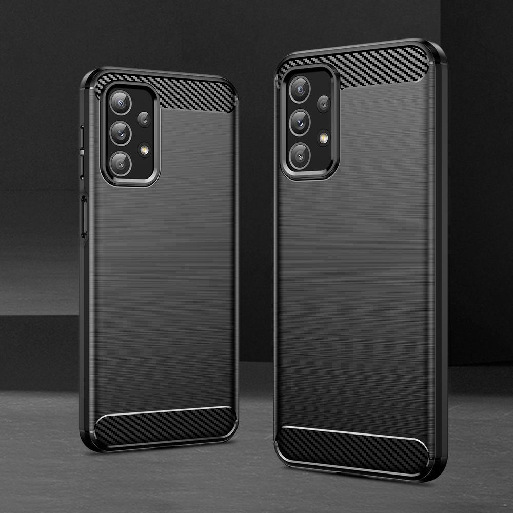 Ốp lưng dành cho Samsung A23 ốp silicone mềm Carbone phay xước chống sốc chống vân tay